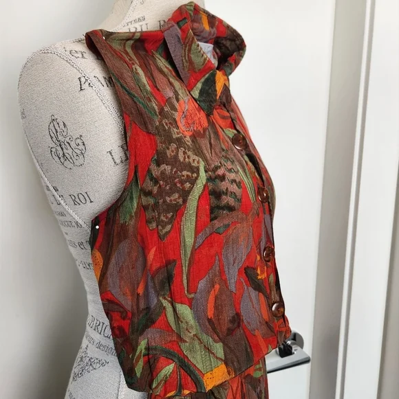 Vintage Sleeveless Wide Leg Jumper - Picture 5 of 16